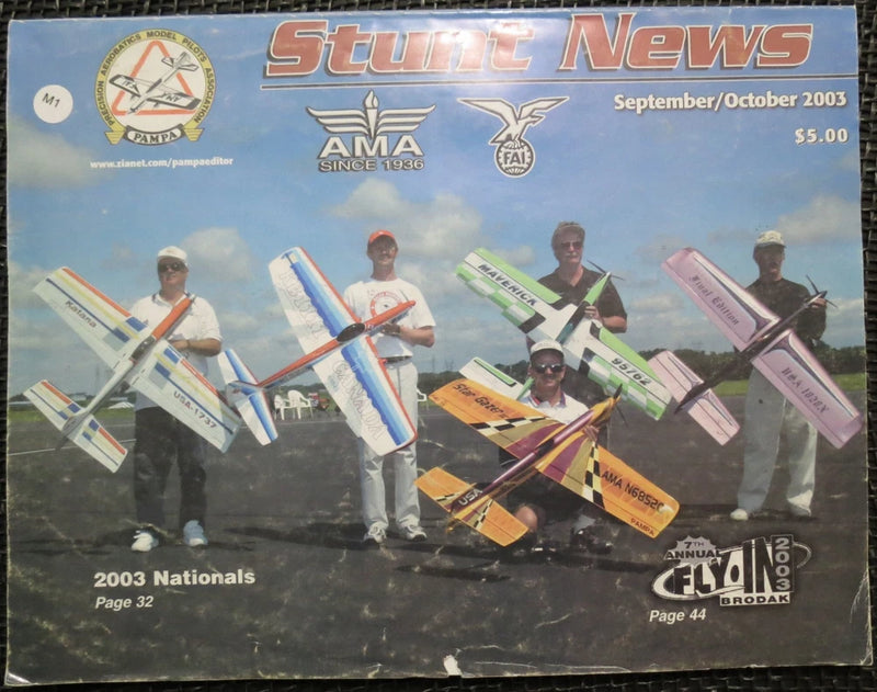 STUNT NEWS planes 2003 Nationals VERMONT Texas Aircraft Hobby PAMPA Brodak MODEL