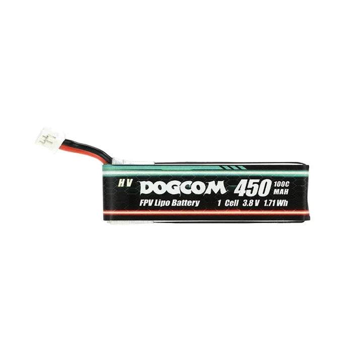 DogCom 1S 450mAh 4.35V HV LiPo Battery PH2.0 - SHIPS from USA