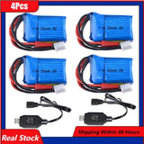 7.4V 250mAh 25C Short Card Lipo Battery For Mini RC Car 1/35 Rc Mini Helicopter Battery