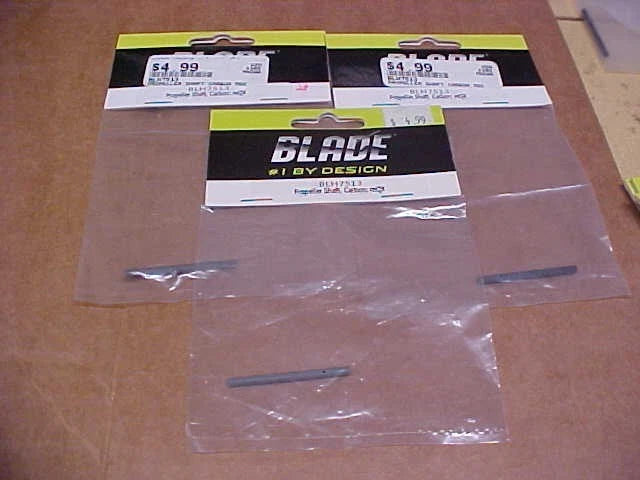 BLADE BLH7513 (3 PKGS) = CARBON PROPELLER SHAFT : mQX (NEW)