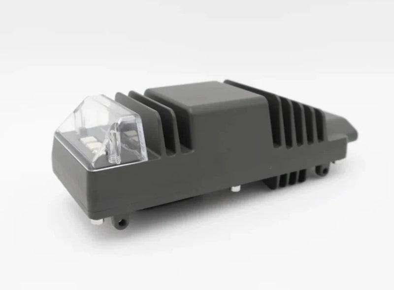 DJI Agras ESC module with clear sensor window and vented gray housing