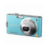 Panasonic Digital Camera Lumix 14.1 MP Floral Blue DMC-FX66-A Japanese menu