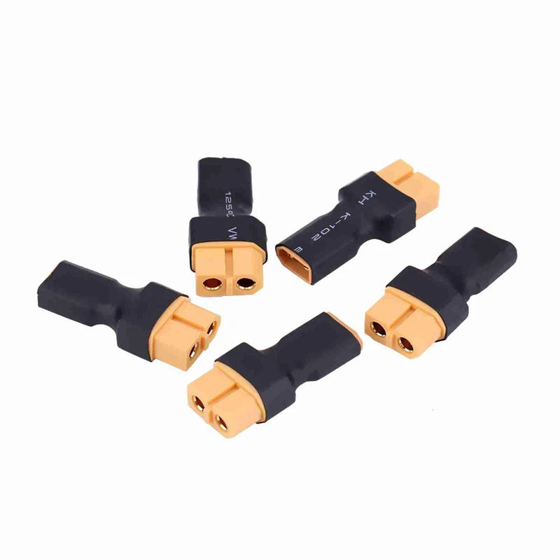 5pcs/set RC Drone Connector Adapter Battery Converter Plug (XT30 Male To XT ABUR Converter