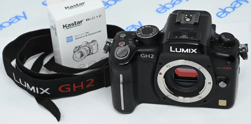 Panasonic LUMIX GH2 Mirrorless 16MP Digital Camera Body Only w New Batt DMC-GH2