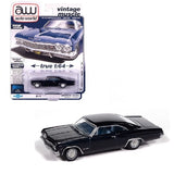 Auto World 1:64 2025 Premium R2A 1965 Chevrolet Impala SS Blue Model AWSP193A-4I