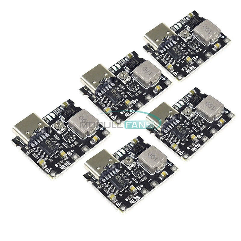 5X  Li-ion 18650 3.7V 4.2V Battery Charger Board DC-DC 3.7V to 9V Step Up Boost