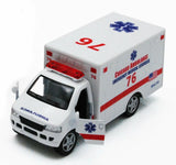 Chicago Rescue Team Ambulance White Kinsmart 5259DCG 5" Diecast Model Car