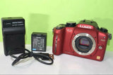 Panasonic Lumix DMC-G2 Mirrorless Digital Camera Red JP