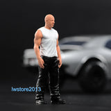 1/43 Vin Diesel Male Miniatures Scene Props Figures Diorama Fit Car Model Toys