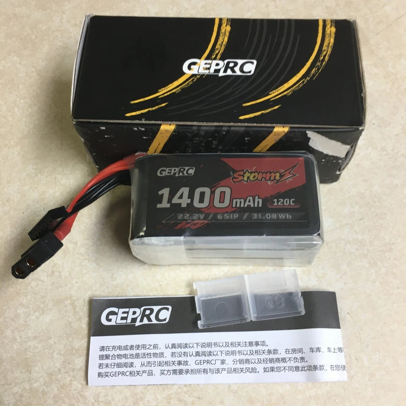 GEPRC Storm 6S 1400mAh 120C Lipo Battery XT60 Plug Battery
