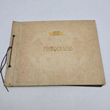 Vtg Photograph Album w/ 80+ Photos Bowling Navy Officer Lake Placid New York