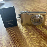 Panasonic DMC-ZX3 Compact Digital Camera Gold Strap Charger Included