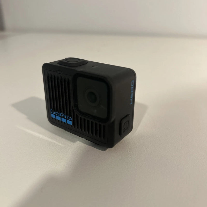GoPro HERO 4K black action camera with rugged front lens housing
