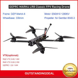 GEPRC MARK4 LR8 FPV Racing Drone FPV Quadcopter 5.8G 1.6W VTX ELRS2.4G Receiver