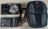 Tested Works Panasonic Lumix DMC-FH1 Digital Camera Bundle SD Card Battery Bag