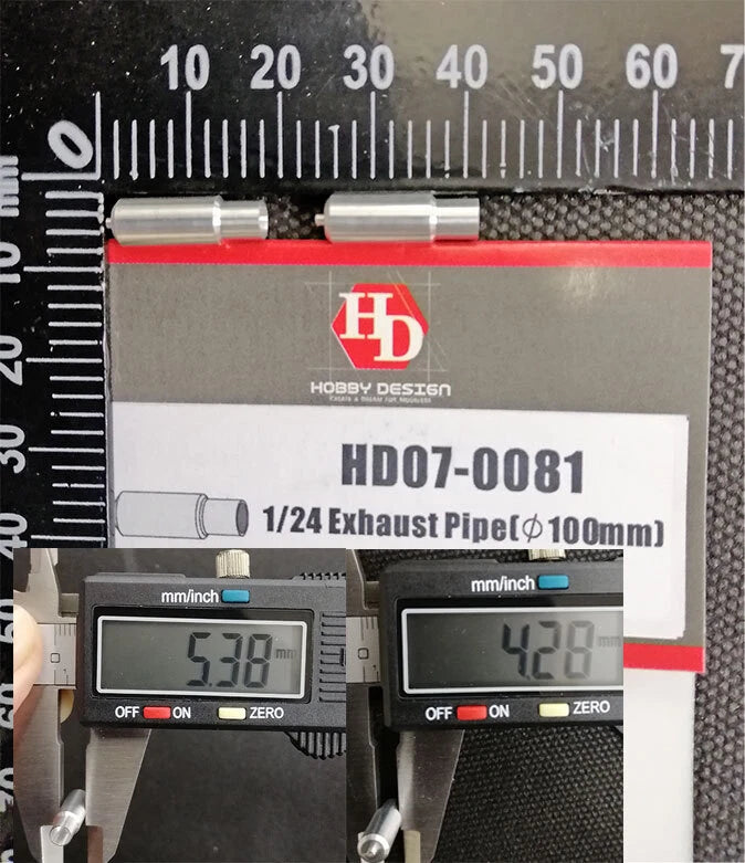 Hobby Design 1/24 Exhaust Pipe (dia.100mm)