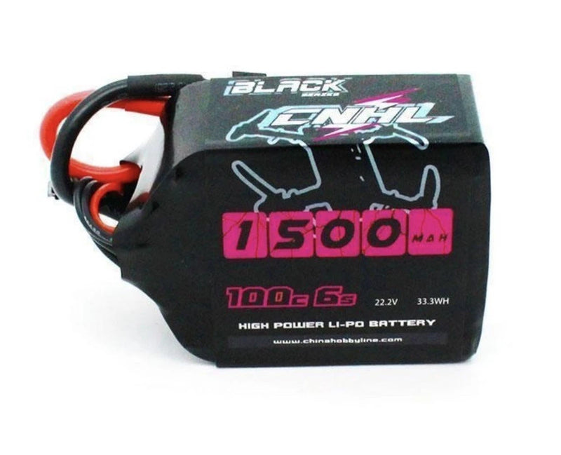 CNHL Black Series 1500mAh 6S 22.2V LiPo RC Battery Pack Battery