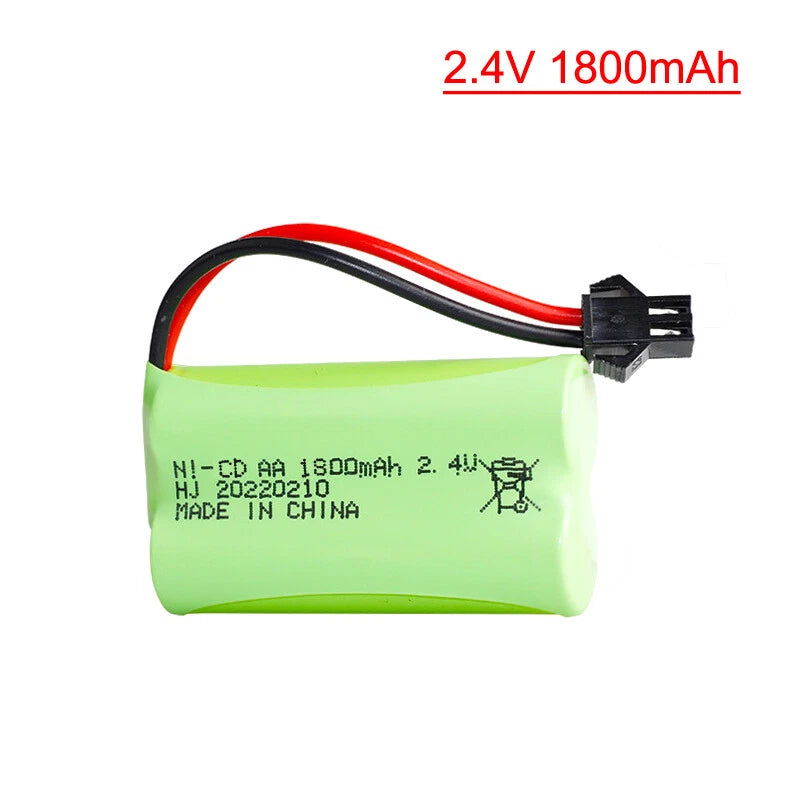 1Pcs 2.4V 1800mAh Ni-CD AA Rechargeable Battery For Rc toys Car Tanks Trains Gun