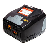 Spektrum S2200 G2 smart battery charger, black unit with charging ports and ventilation