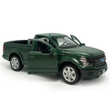 1:36 Ford F-150 Pickup Truck Model Toy Car Diecast Toy Vehicle Doors Open Green