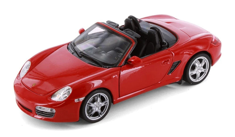 2012 Porsche Boxster S 987 1/24 Scale Diecast Model by Welly - RED