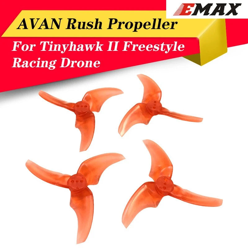 4x Emax AVAN Rush 2.5" 3 Blades  CW CCW Propellers For Emax Tinyhawk II Drone