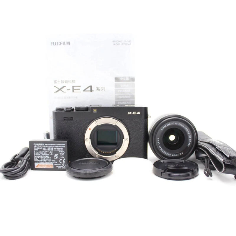 FUJIFILM X-E4 lens kit black w/ 3198 shots 636760