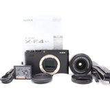 FUJIFILM X-E4 lens kit black w/ 3198 shots 636760