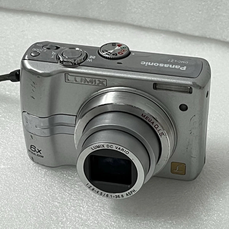 Panasonic Lumix DMC-LZ7 7.2MP 6x Zoom Compact Digital Camera Silver Tested