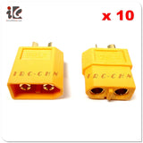 10 Pairs XT60 XT-60 Male Female Bullet Connectors RC Hobby Li-Po Battery Plugs Battery
