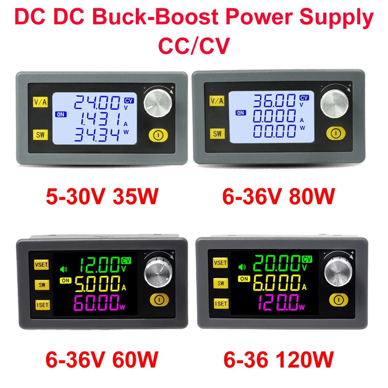 Buck Boost Converter DC-DC 5-30V 6-36V Adjustable Power Supply CV CC Module