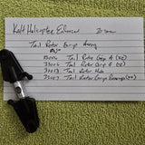 Tail rotor grip assembly for Kalt Baron/Enforcer 30 helicopter, black metal part
