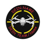 Patch Drohnen-Team personalisiert FPV Racing Sport Quadrocopter Luftbilder#39391