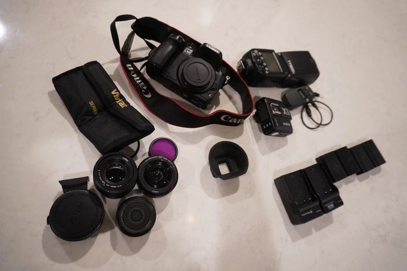 Panasonic GH4 Camera + 3 Extra Lenses, + Accessories, Must See (Good Condition)