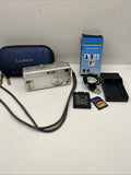 Panasonic Lumix DMC-F1 3.2MP Digital Camera Leica Lens + Charger /SD Card /Case