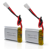 2pcs Model Plane UAV RC car MP3 MP4 Bluetooth 602030 3.7V 300mAh Li-Po Battery Battery
