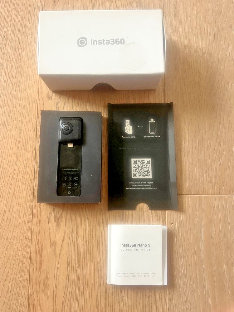 Insta360 Nano S  Camera for iPhone With Viewing Box