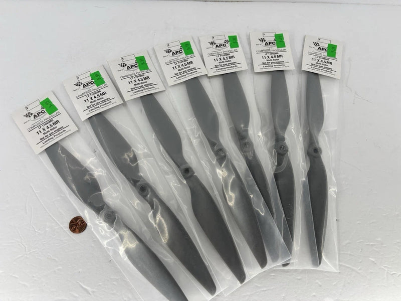 APC LP11045MR 11x4.5MR Multi Rotor/Park Flier Propeller Lot of 7 New