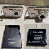 Panasonic Lumix DMC-FS1 Pink Compact Digital Camera 3x Optical Zoom From Japan
