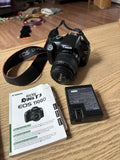 Canon EOS Rebel T3i Digital SLR Camera Black with Battery Charger