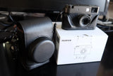 Fujifilm X-HF1 Charcoal Silver Compact Camera with Leather Case Kit