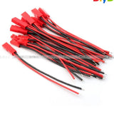 20PCS Male&Female JST 2Pin Connector Plug Cable Line Set For RC BEC Lipo Battery