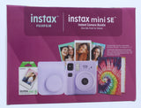 Instax Mini SE Instant Camera Bundle (Purple)