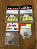 New 4 Packs Of RC Plane Accessories Converter Plugs, Connectors & Tape Venom Converter