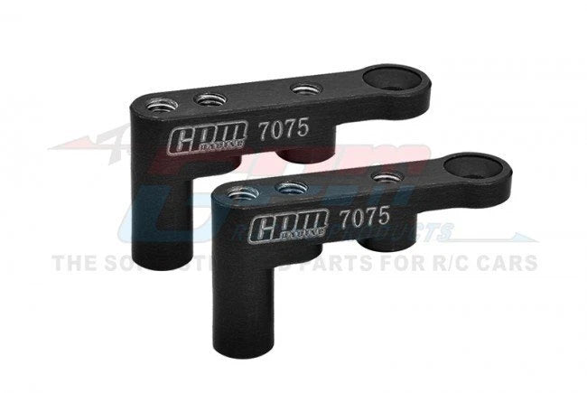 GPM BBX024 Aluminium Servo Stay Mount (Black)Set For Tamiya BB-01/BBX RC Buggy