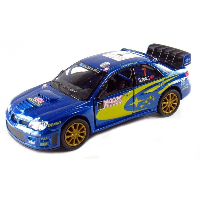 Kinsmart 2007 Subaru Impreza WRC Diecast 1:36 model Rallye Monte Carlo Rally NEW