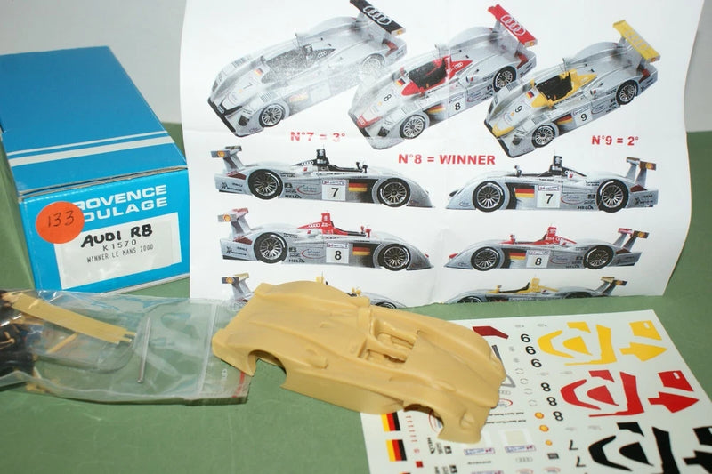 Provence Moulage Audi R8 Le Mans 2000 winner 1/43 resin model kit