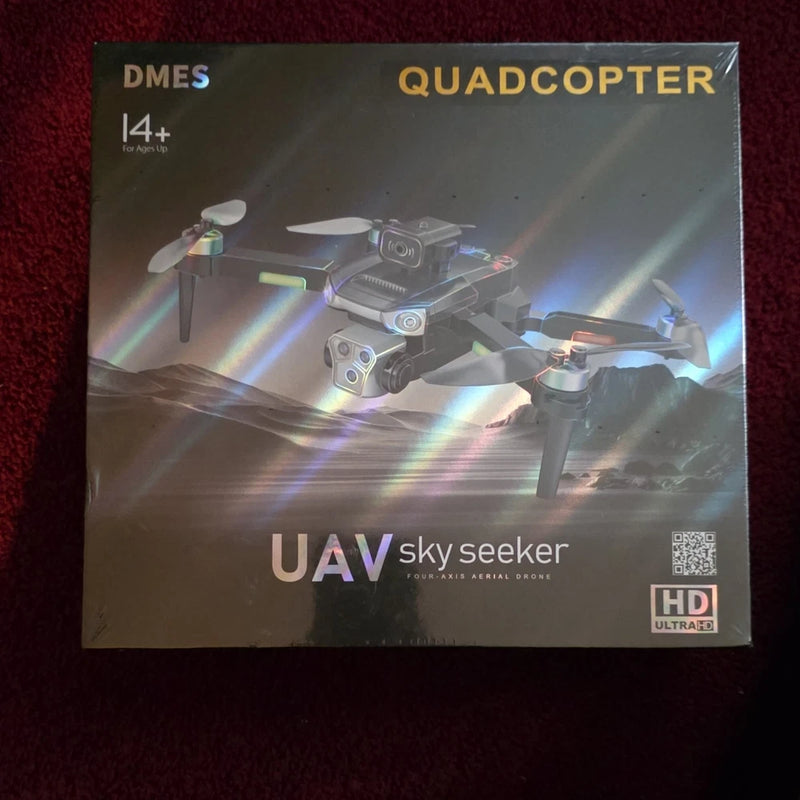 DMES quadcopter drone box for UAV Sky Seeker with HD and obstacle avoidance