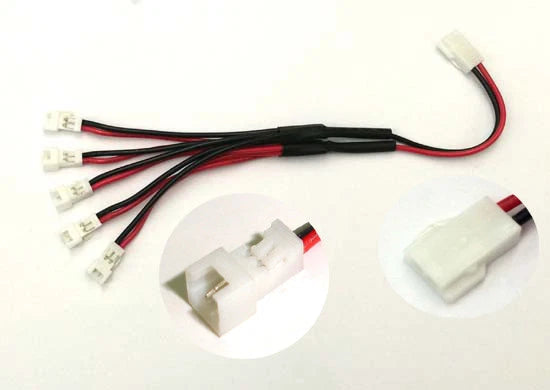 3.7V 1S LiPO Battery Balance Charger cable 3.7V *1 Converting 5 JJRC H20 CX-10