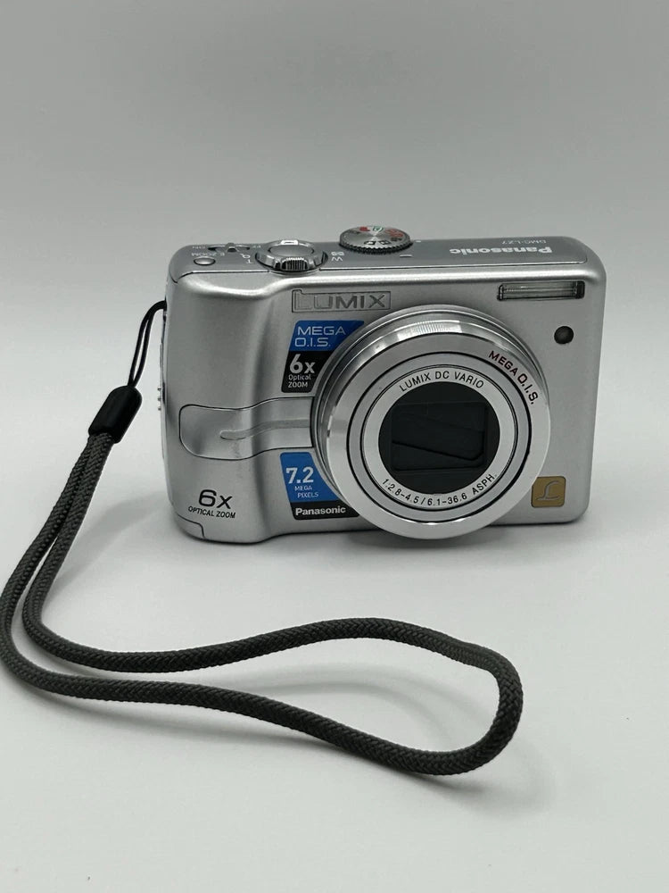 Panasonic Lumix DMC-LZ7 Silver 7.2MP Camera & SD Card / Working